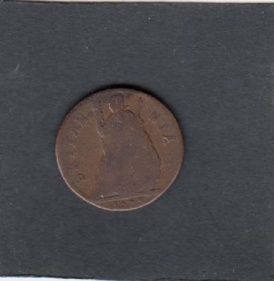 Beschrijving: Farthing CAROLUS